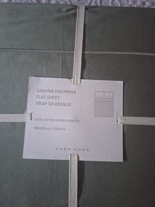 Sábana encimera Zara Home - 160x280cm