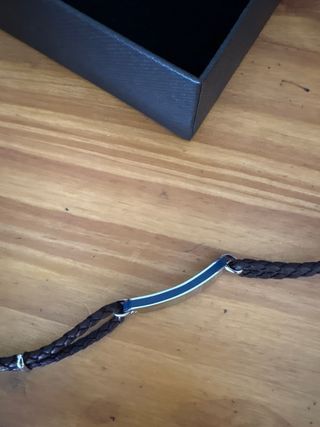 Pulsera Viceroy marrón acero hombre 