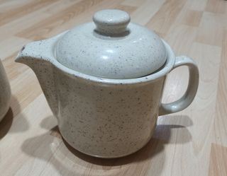 Juego Cafetera y Jarra Cerámica