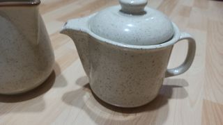 Juego Cafetera y Jarra Cerámica