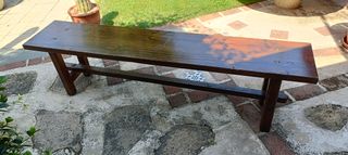 Banco madera marrón