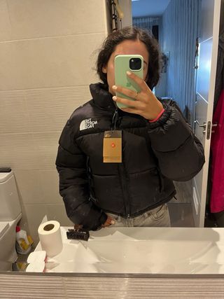 Chaqueta North Face negra, talla M