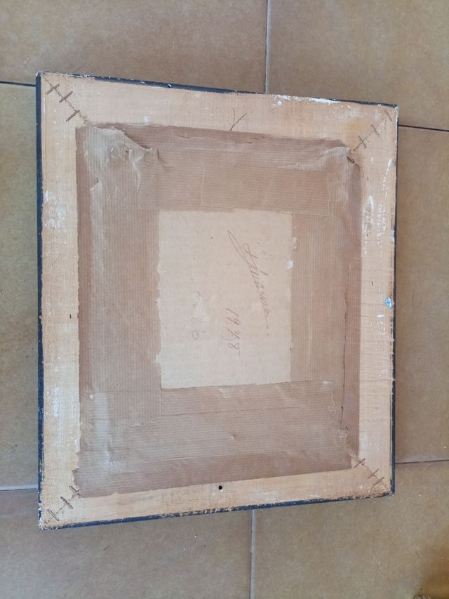 Cuadro punto de cruz frutas