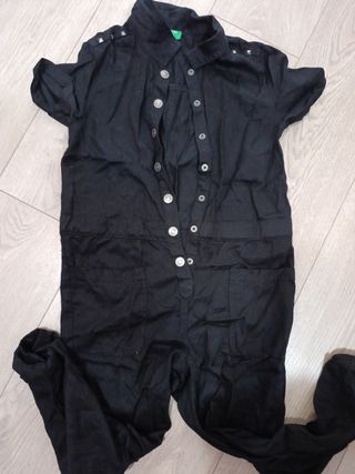 Peto negro Benetton niña T. 8/9 años