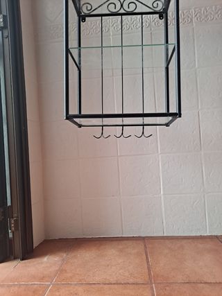 Estantería metal negra 3 baldas