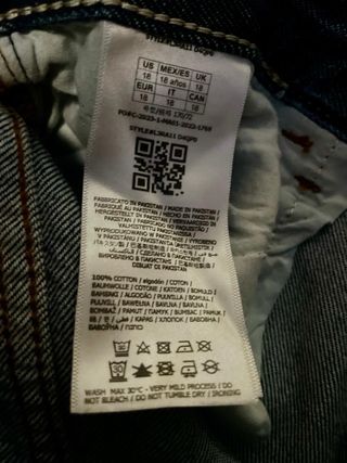 Jeans Guess Oversize Talla Niño 18 años 