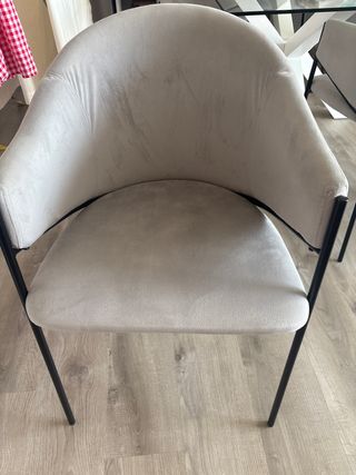 silla tercipelo