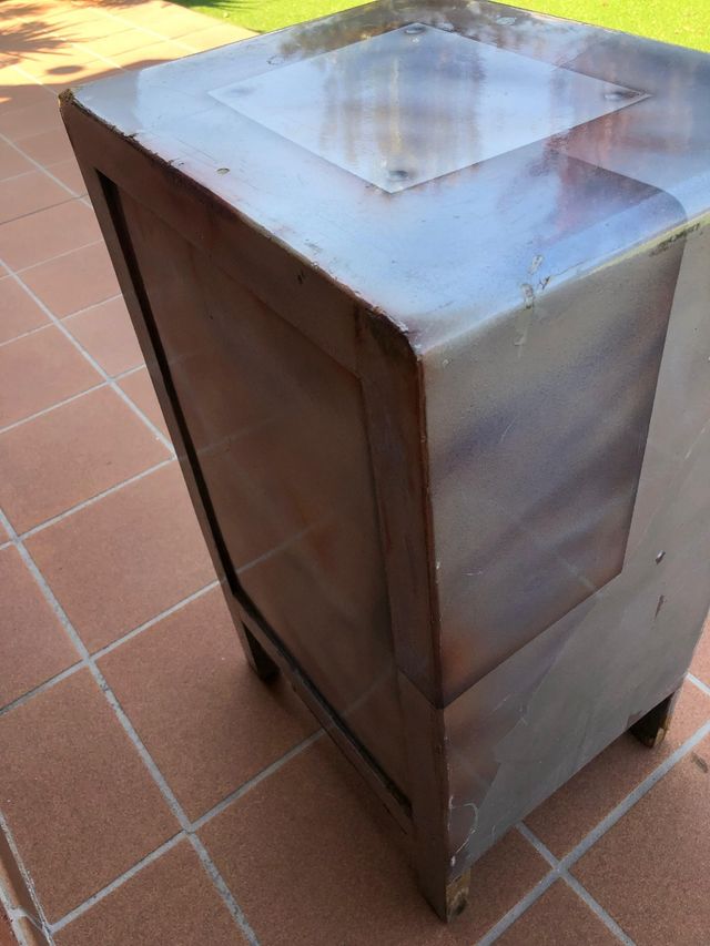 Nevera antigua hielo