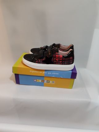 Zapatillas Pablosky niña - rojas y negras