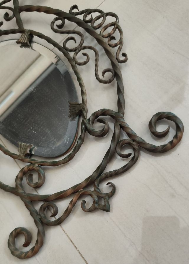 Espejos vintage de hierro forjado (2)