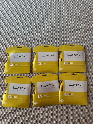 6 Cordajes Luxilon 4G Soft 125