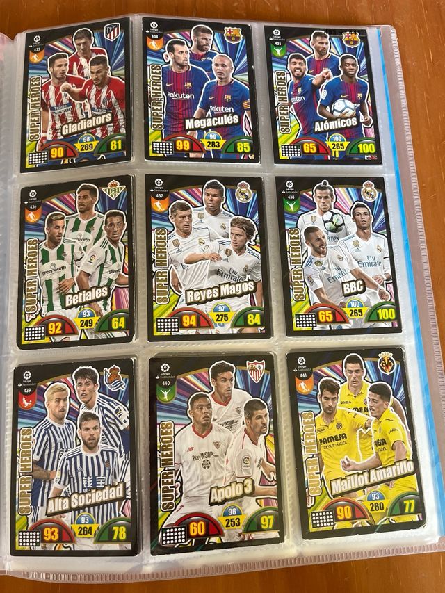 Álbum Adrenalyn XL 2017-18 LaLiga COMPLETO