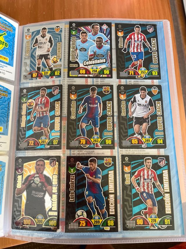 Álbum Adrenalyn XL 2017-18 LaLiga COMPLETO