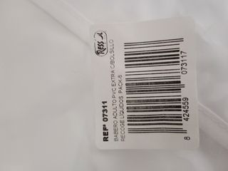 6 Baberos adulto,  1000+ lavadas o 1 año de uso