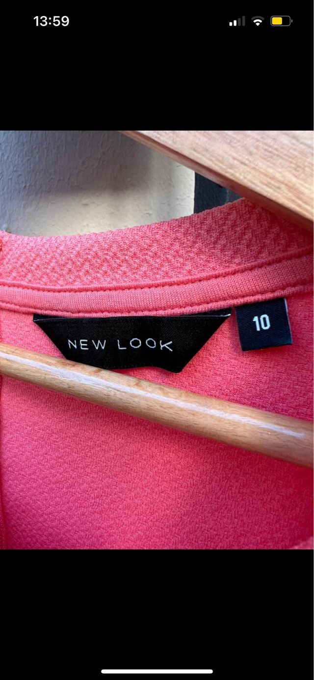 Top coral claro mujer