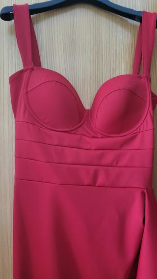 Vestido rojo fiesta boda