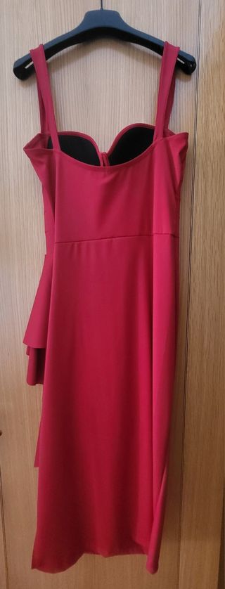 Vestido rojo fiesta boda
