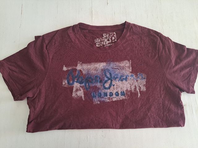 Camiseta Pepe Jeans marrón hombre