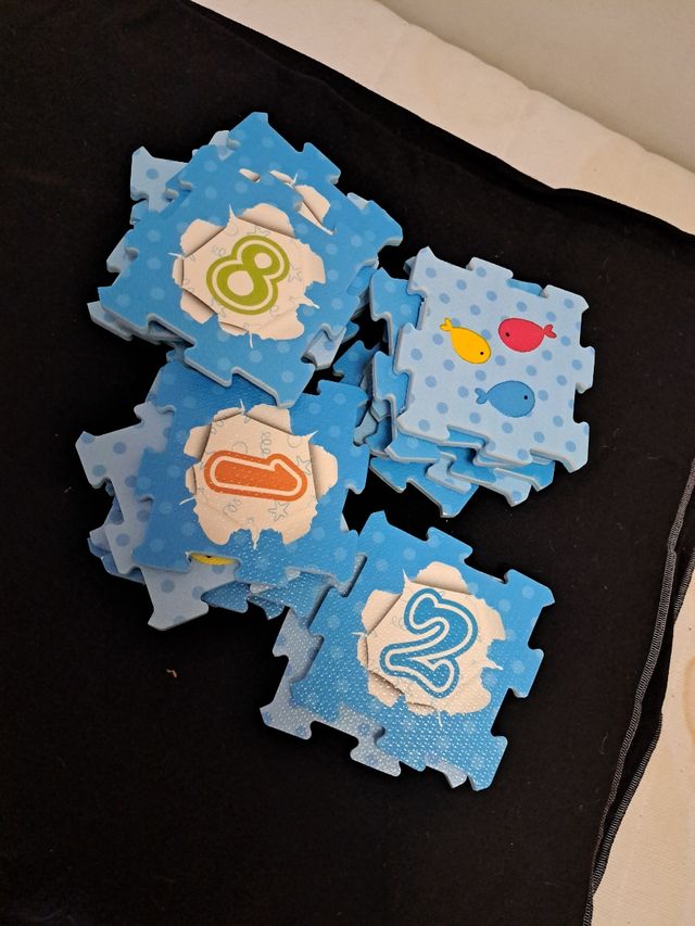 Rompecabezas de espuma números