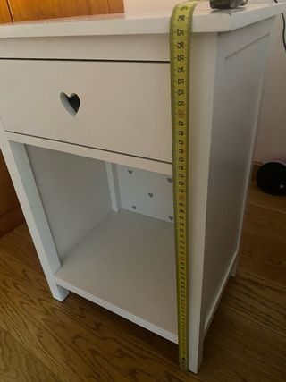 Comodino bianco in legno 100% Maison du Monde