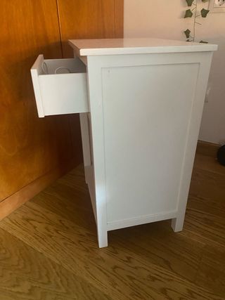 Comodino bianco in legno 100% Maison du Monde