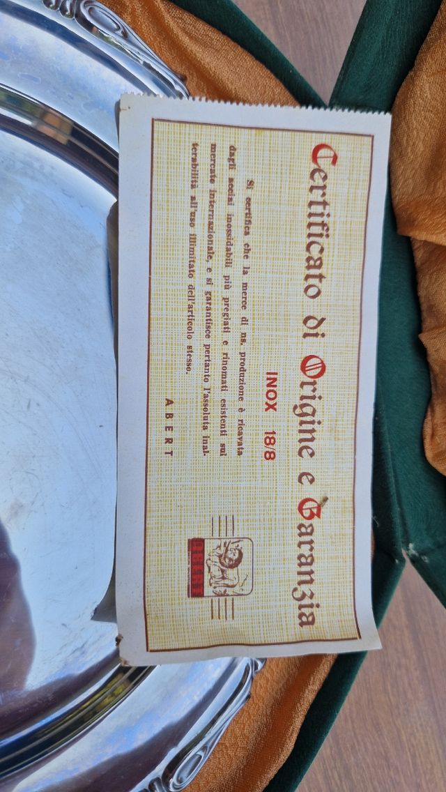 Antipastiera vetro | Piatto argento