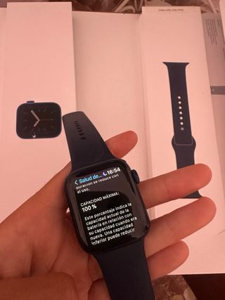 Apple Watch Series 6 (GPS) Caja, Cargador,Correa