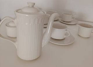 Juego café porcelana 15 piezas Pontesa