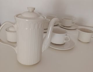 Juego café porcelana 15 piezas Pontesa