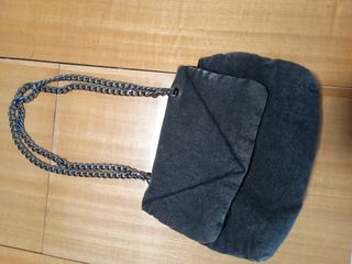 Bolso negro cadena - Bolso bandolera
