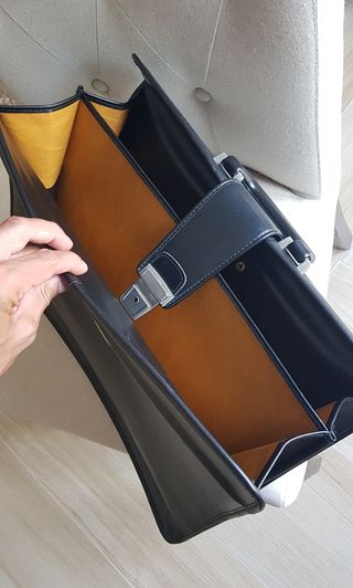 Maletín ejecutivo cuero negro