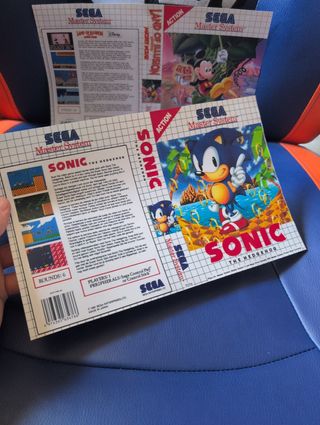 3 Carátulas Master System Sega
