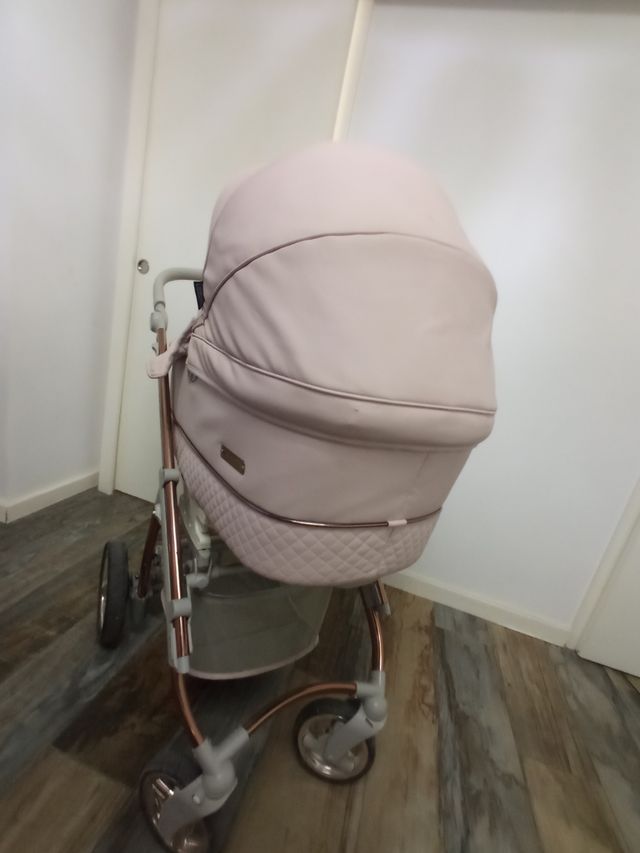 Carrito Bebecar rosa empolvado