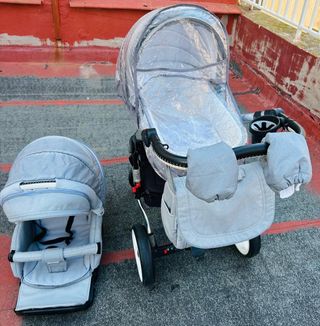 Carro Bebé Mumdy - Gris