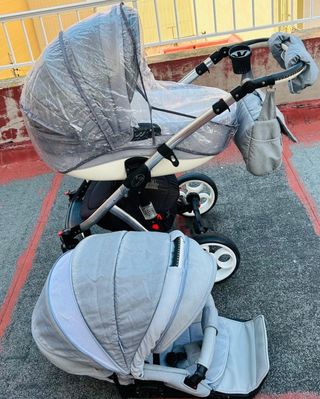 Carro Bebé Mumdy - Gris