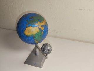 Maqueta Tierra-Luna: Decoración