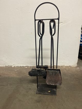 Juego herramientas chimenea - metal