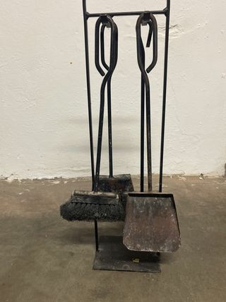 Juego herramientas chimenea - metal