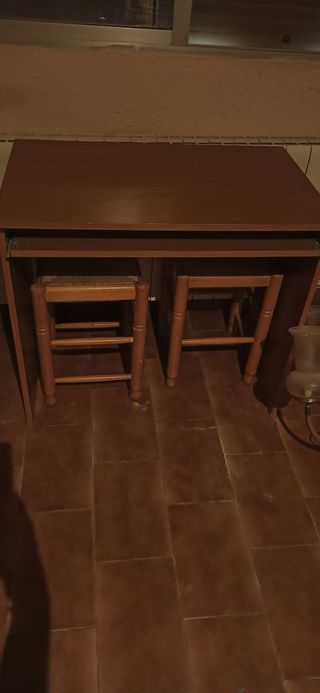 Mesa escritorio madera marrón