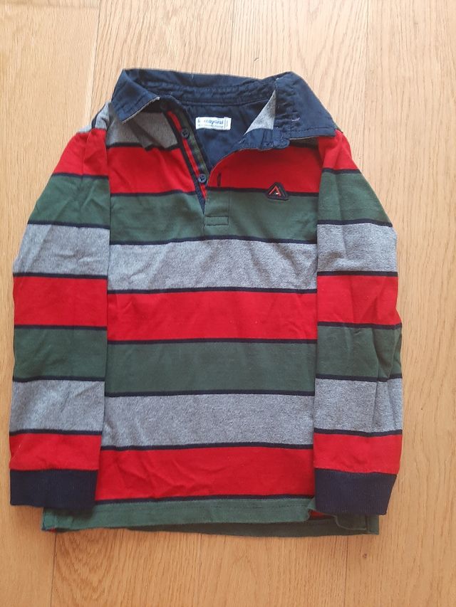 4 Polos Niño Mayoral - Talla 6