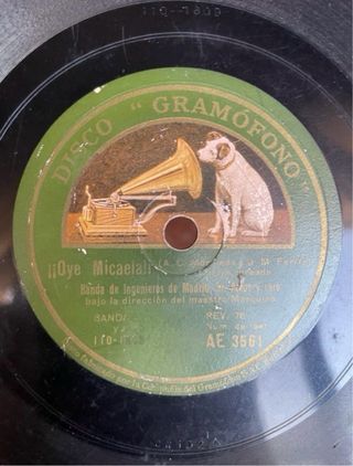 Disco gramofono