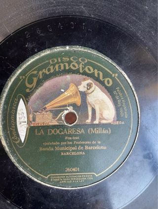 Disco gramofono