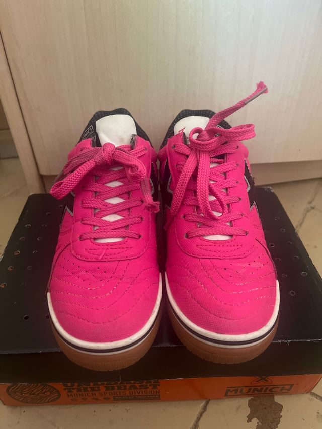 Zapatillas Munich T36 Rosa