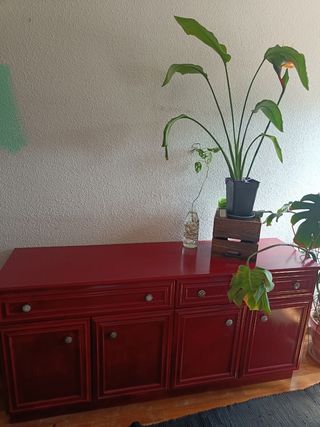 Mueble granate-Madera tiradores vintageURGE VENTA