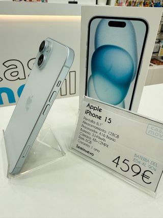 iPhone 15 seminuevo 128GB