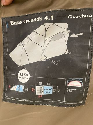 Tienda campaña base 4.1