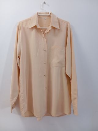 Camisa beige vintage M