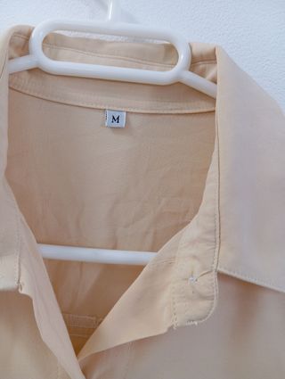 Camisa beige vintage M