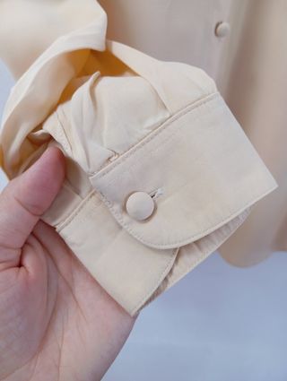 Camisa beige vintage M