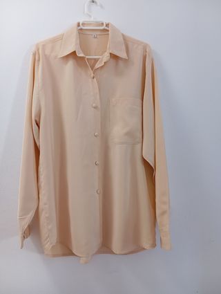 Camisa beige vintage M